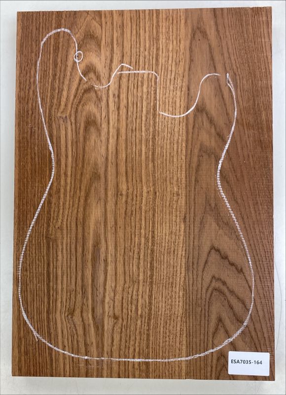 Body Swamp Ash, 3-pcs., Choco thermo-treated, Unique Piece #164